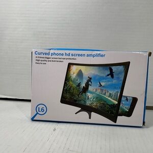 Black Curved Phone HD Screen Amplifier